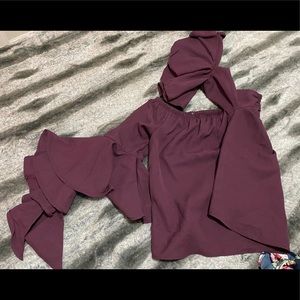 Off the shoulder top